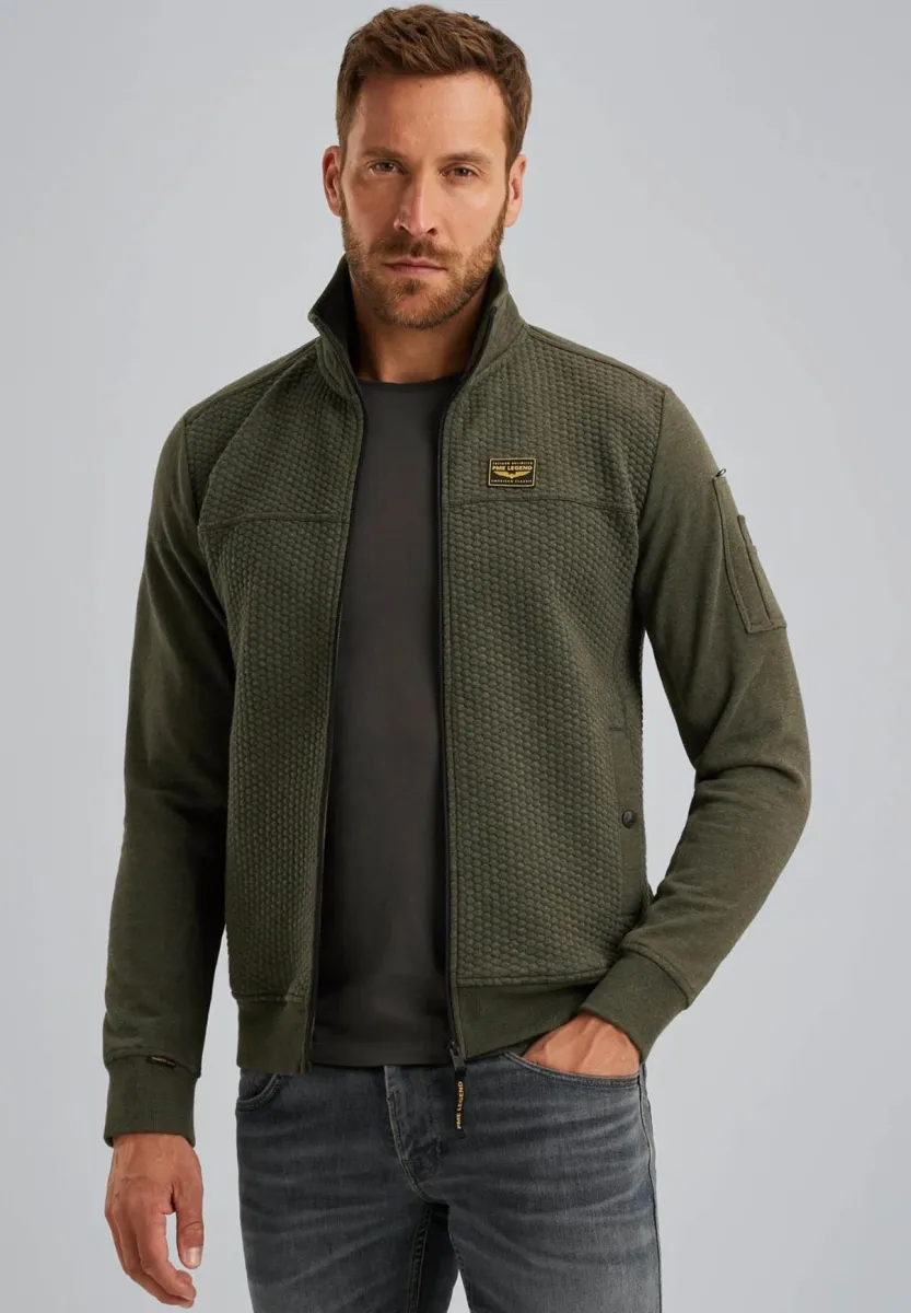 MIT REISSVERSCHLUSS - Sweatjacke - beluga