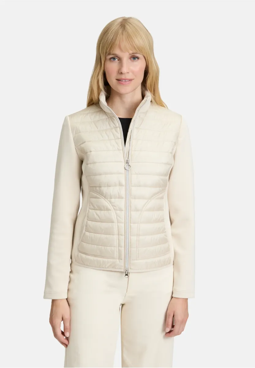 MIT REISSVERSCHLUSS - Winterjacke - beige