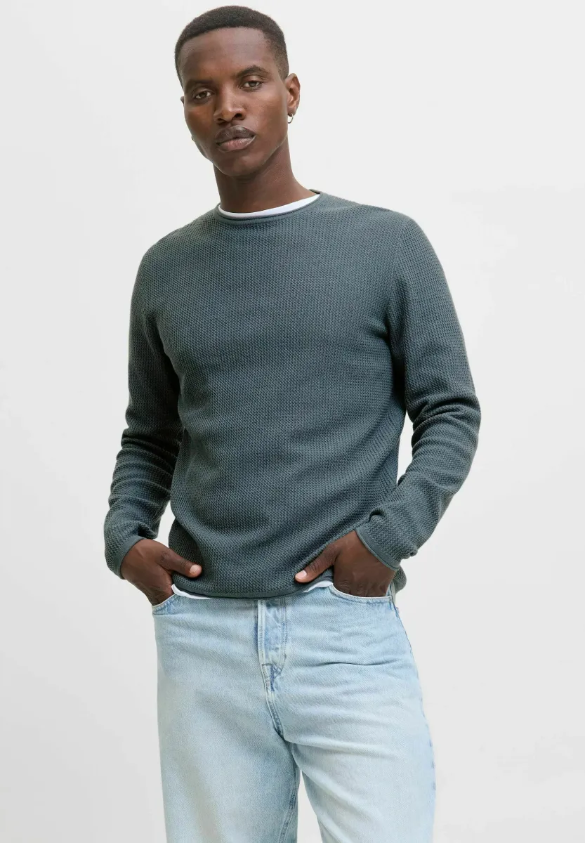 MIT RUNDHALS - Strickpullover - stormy weather