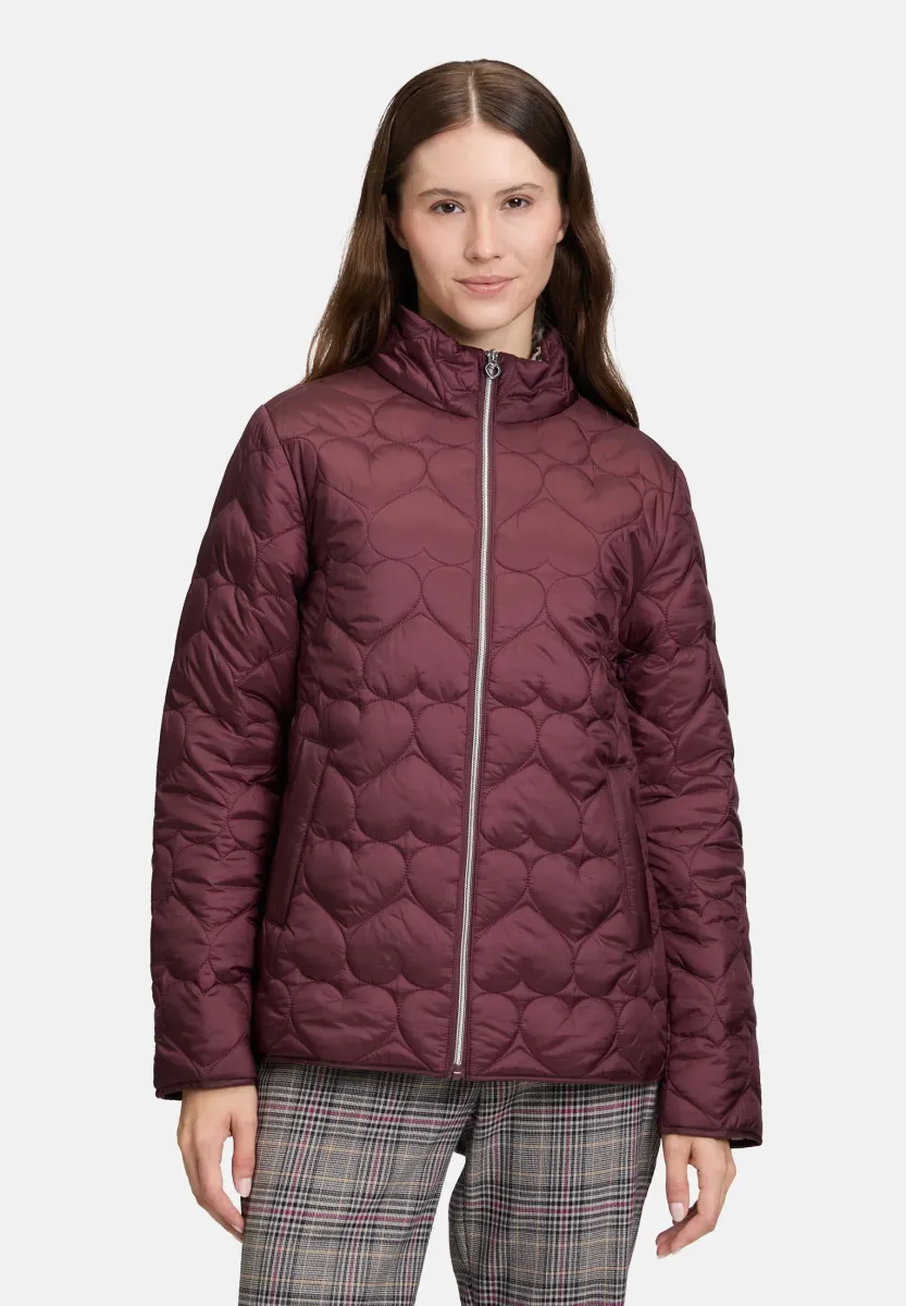 MIT STEPPUNGEN - Winterjacke - dunkelrot