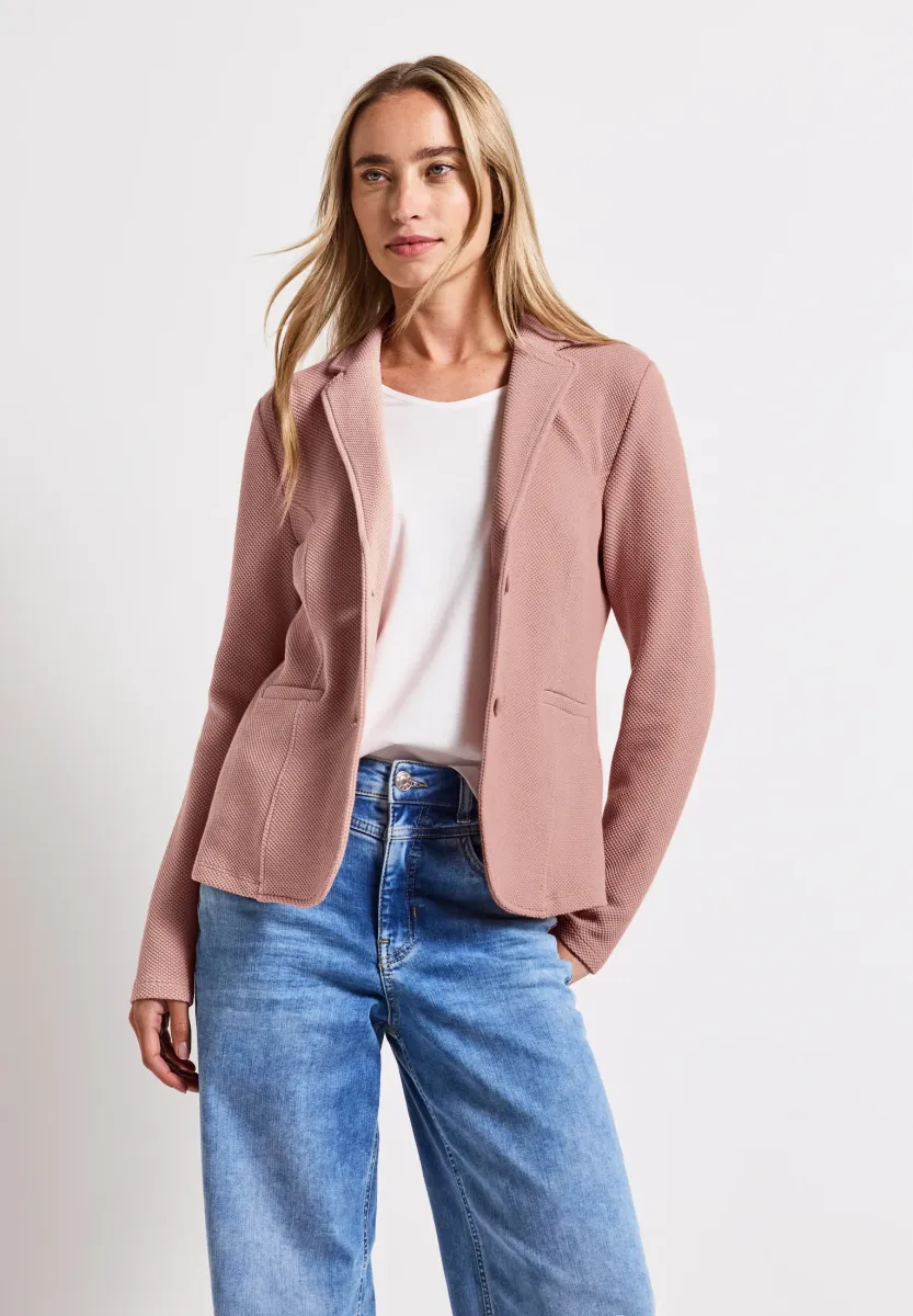 MIT STRUKTUR - Blazer - rosa