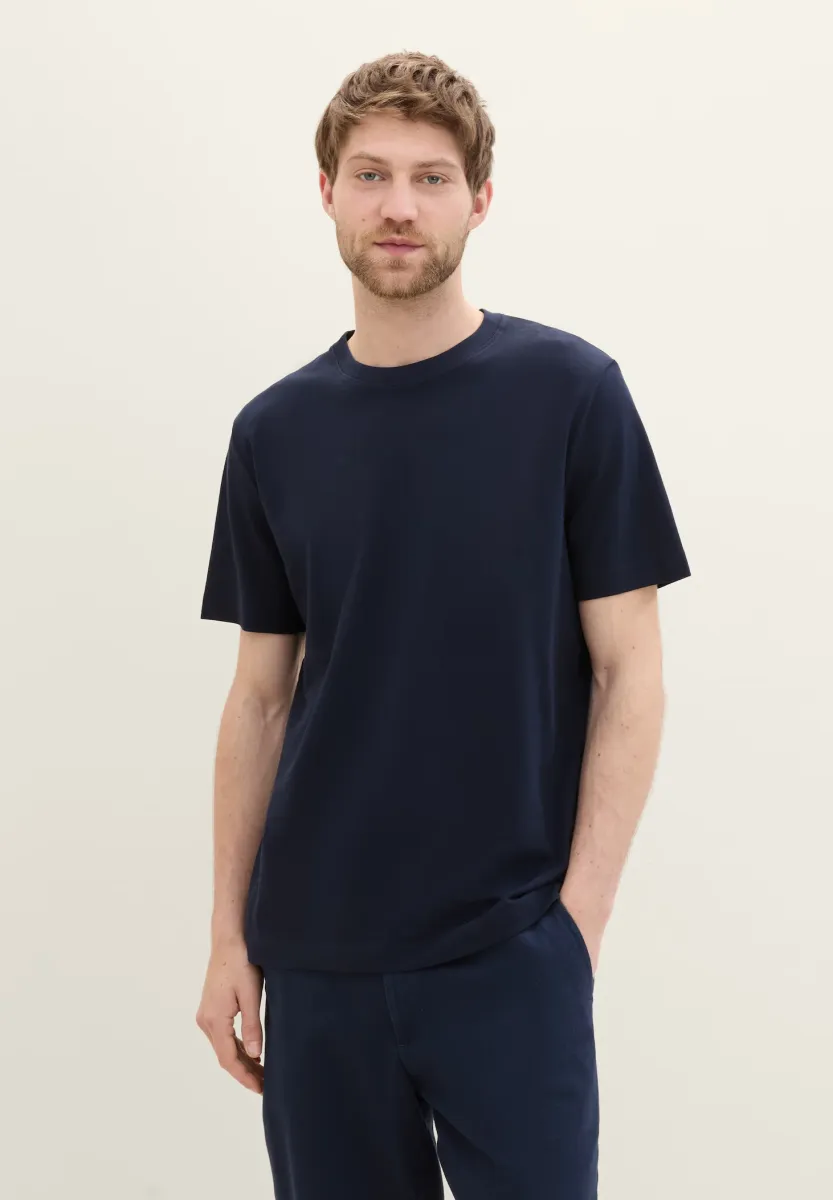 MIT STRUKTUR - T-Shirt basic - sky captain blue