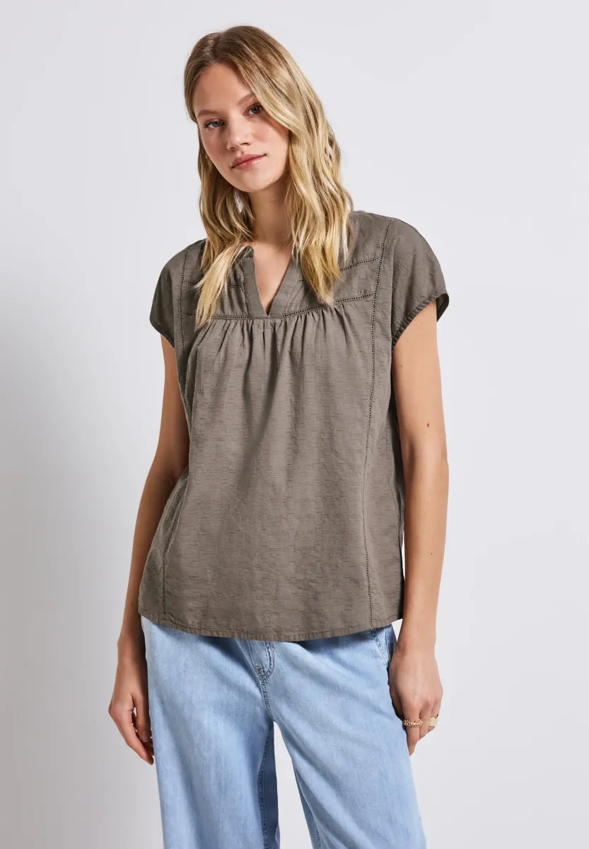 MIT TAPE - Bluse - braun