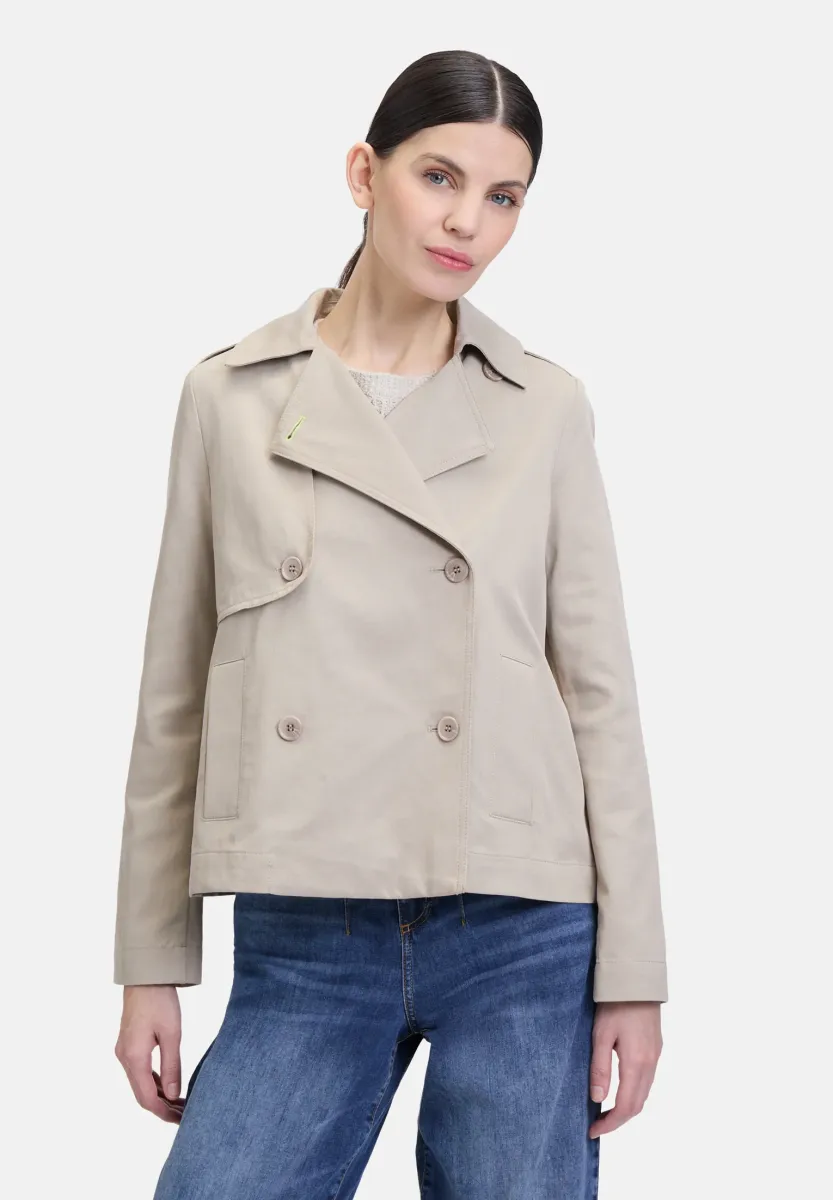MIT TASCHEN - Leichte Jacke - taupe