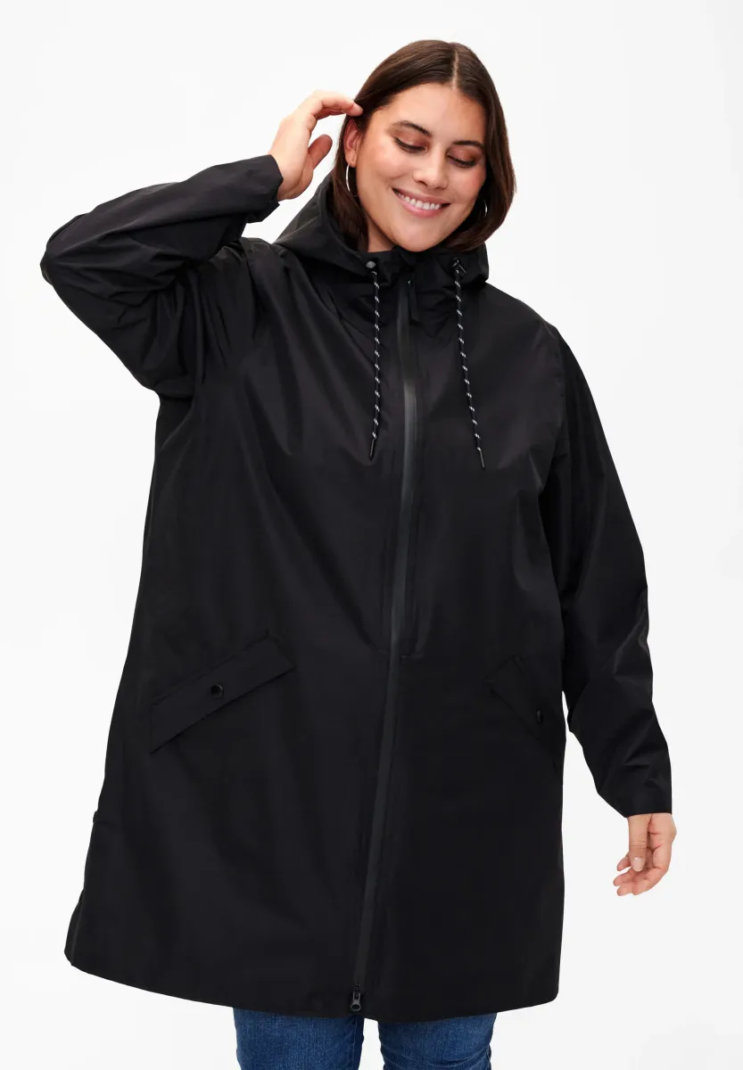 MIT TASCHEN - Regenjacke / wasserabweisende Jacke - black