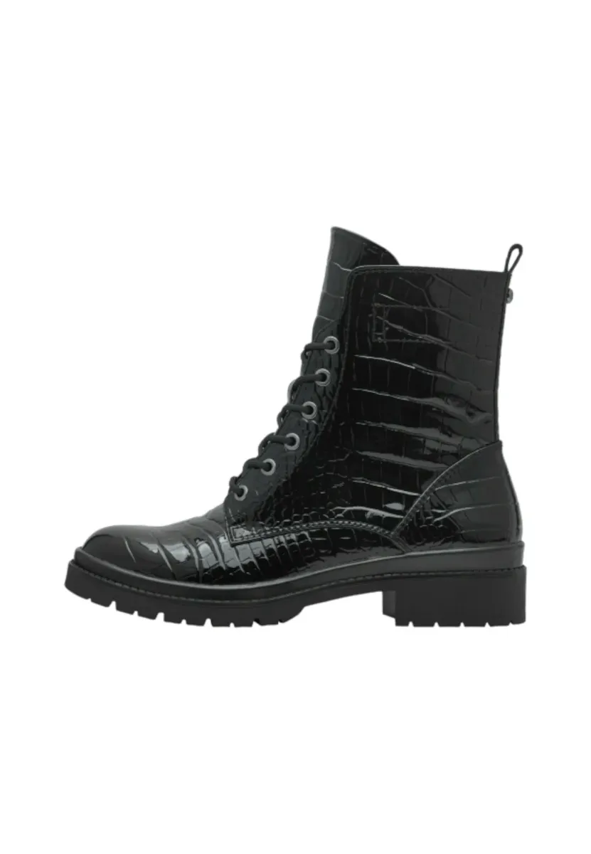 MIT TOUCH-IT REMOVABLE  - Plateaustiefelette - black croco