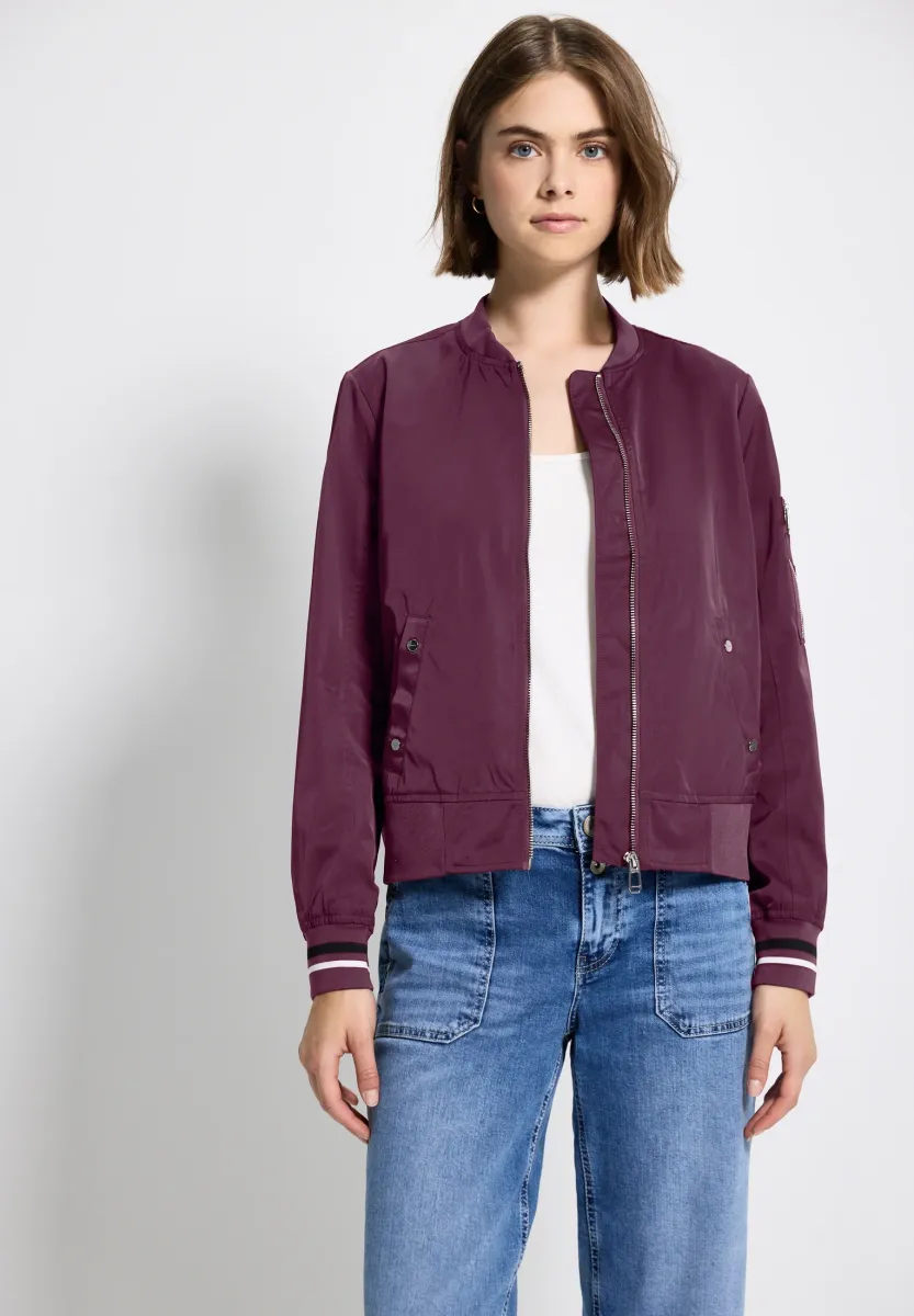 MIT ZIPPER - Bomberjacke - rot