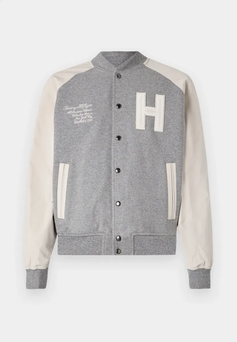 MIX MEDIA VARSITY UNISEX - Bomberjacke - grey
