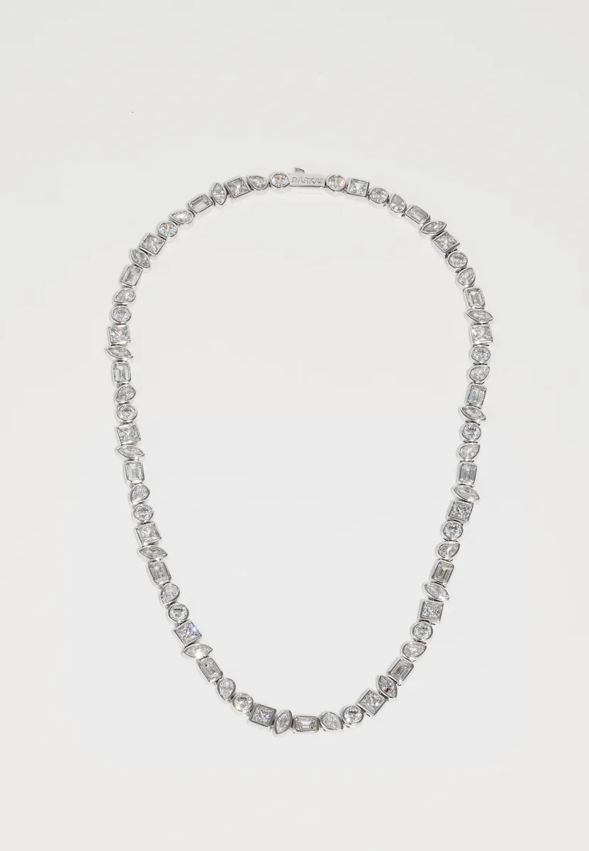 MIXED BEZELS UNISEX - Halskette - silver-coloured