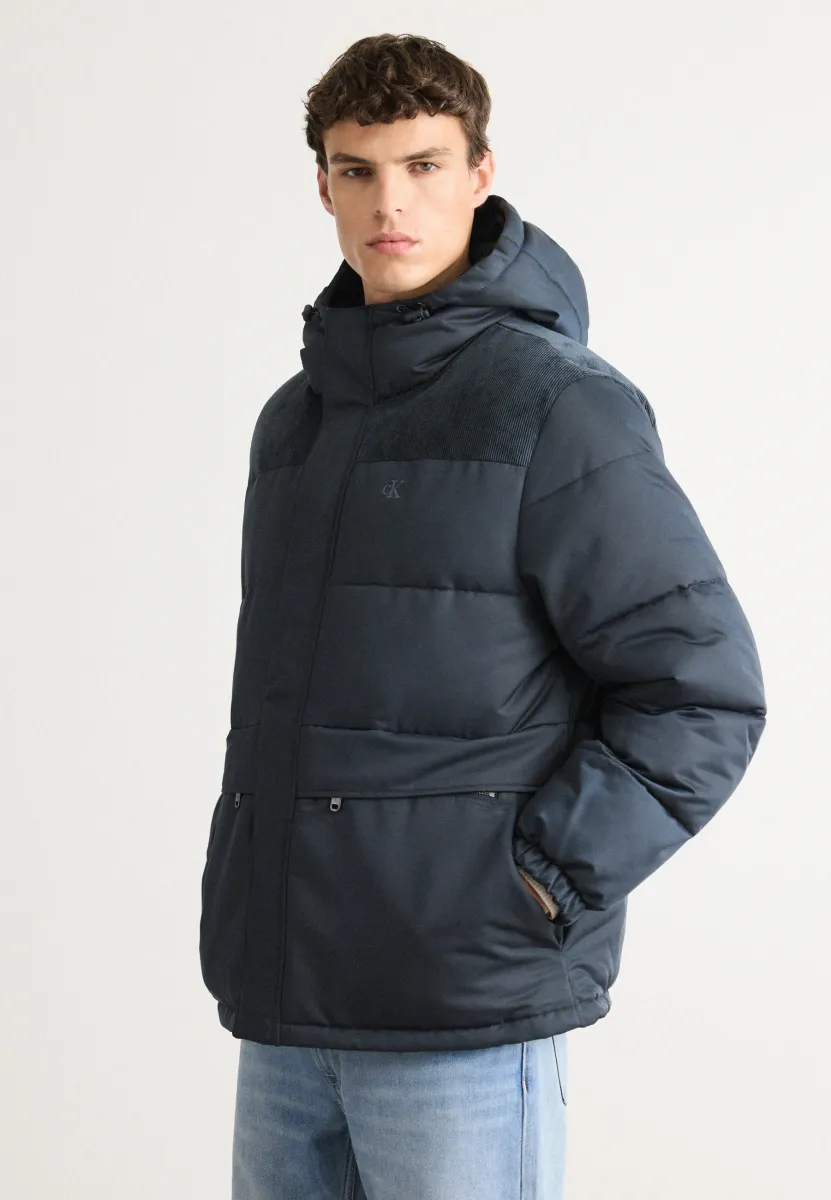 MIXED MEDIA PUFFER - Winterjacke - night magic