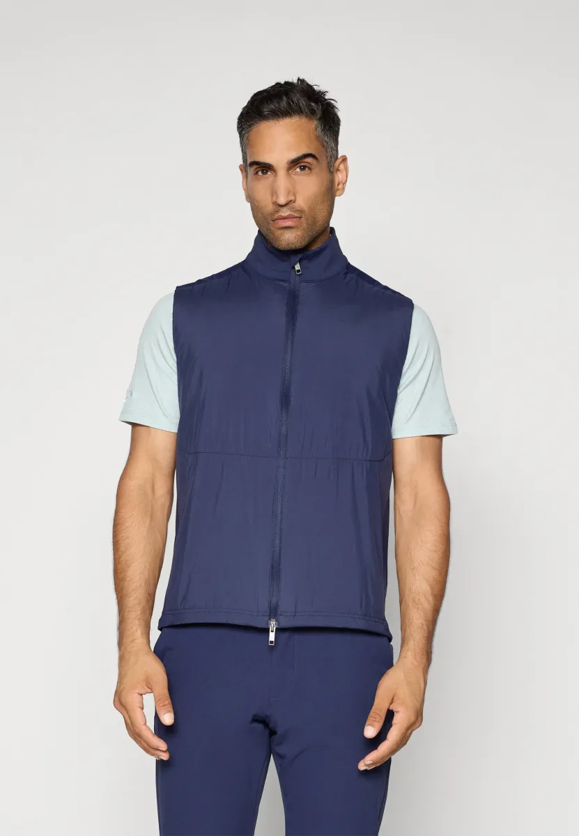 MIXED MEDIA VEST - Weste - peacoat