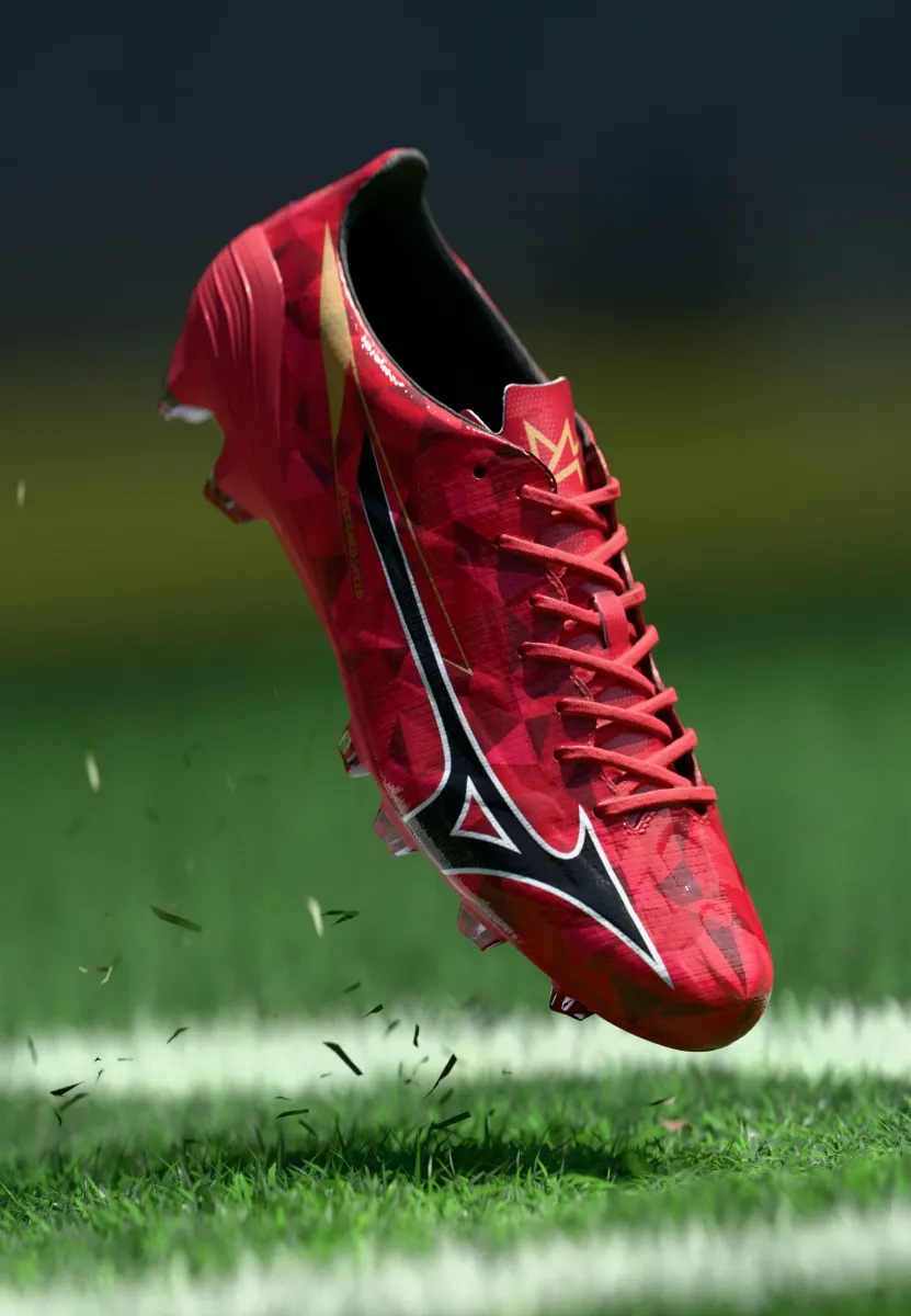 MIZUNO Α II PRO - Fußballschuhe für festen Untergrund - red/black/gold