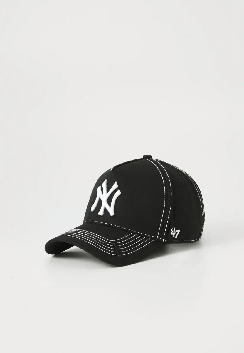 MLB NEW YORK YANKEES CONTRAST STITCH UNISEX - Cap - black