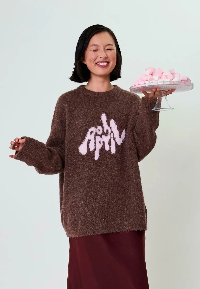 MOANI - Strickpullover - brown