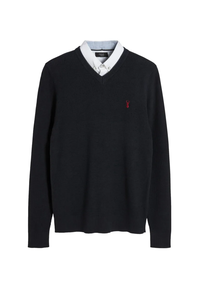 MOCK - Strickpullover - blue