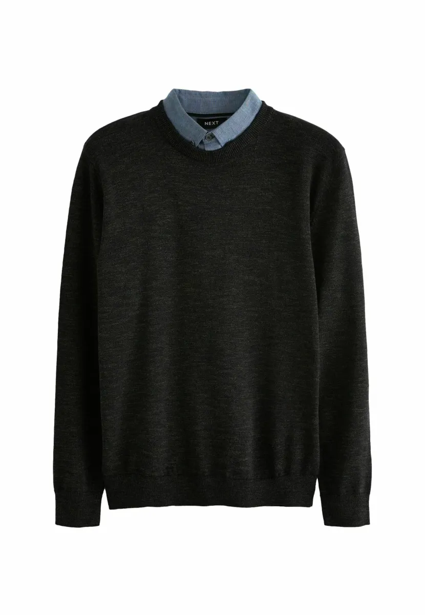 MOCK - Strickpullover - green marl