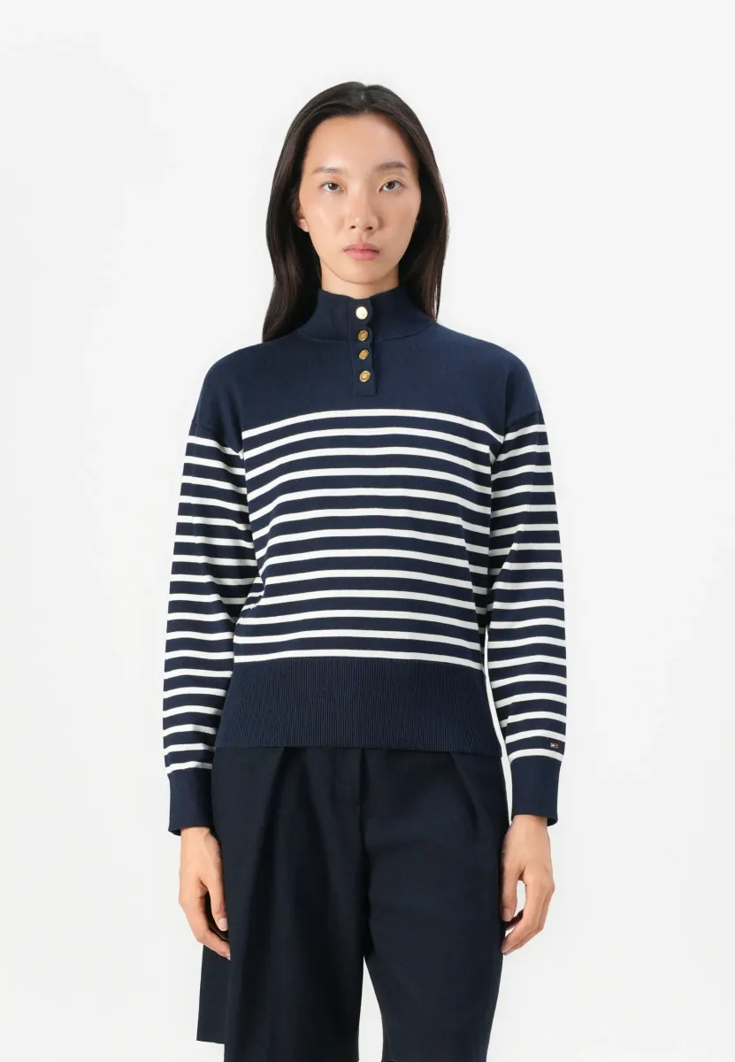 MOCK - Strickpullover - white