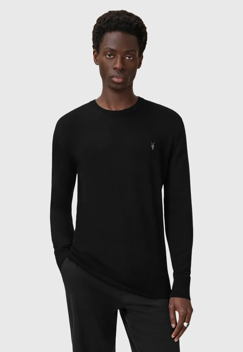 MODE CREW - Strickpullover - black