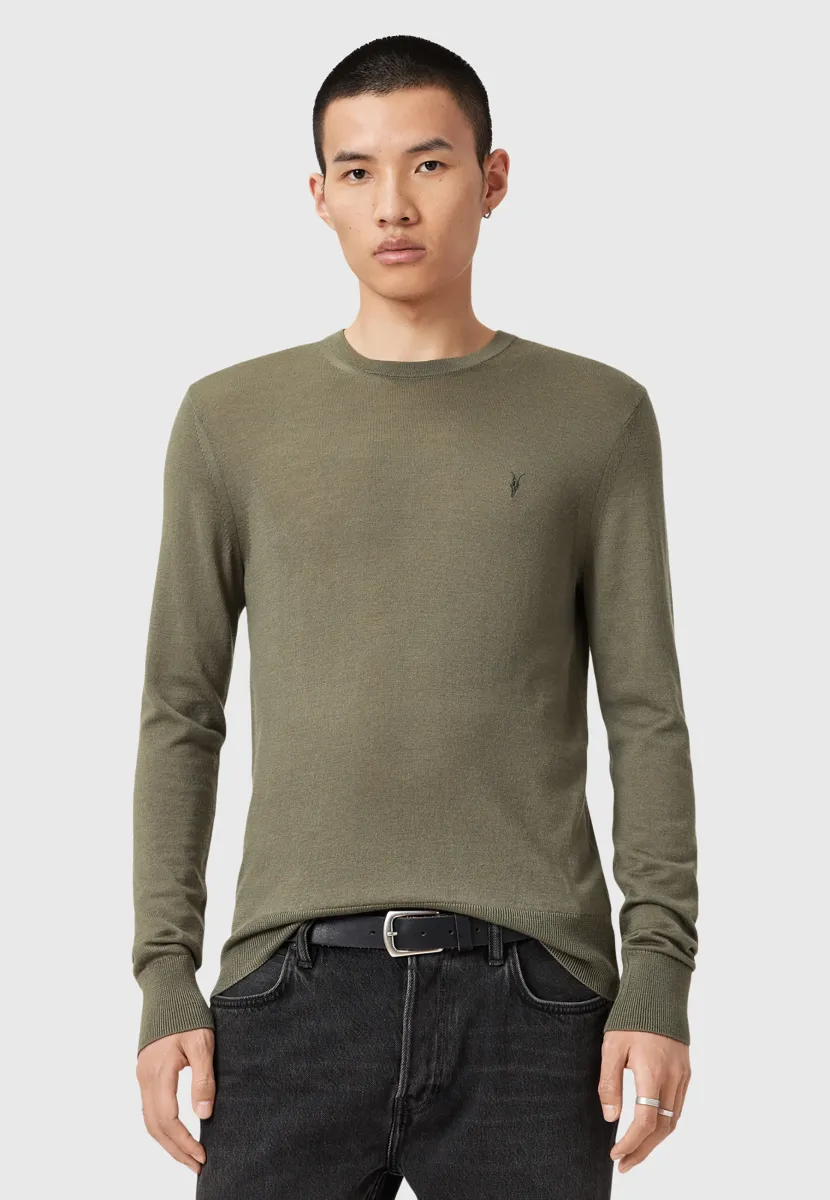 MODE CREW - Strickpullover - dusky green