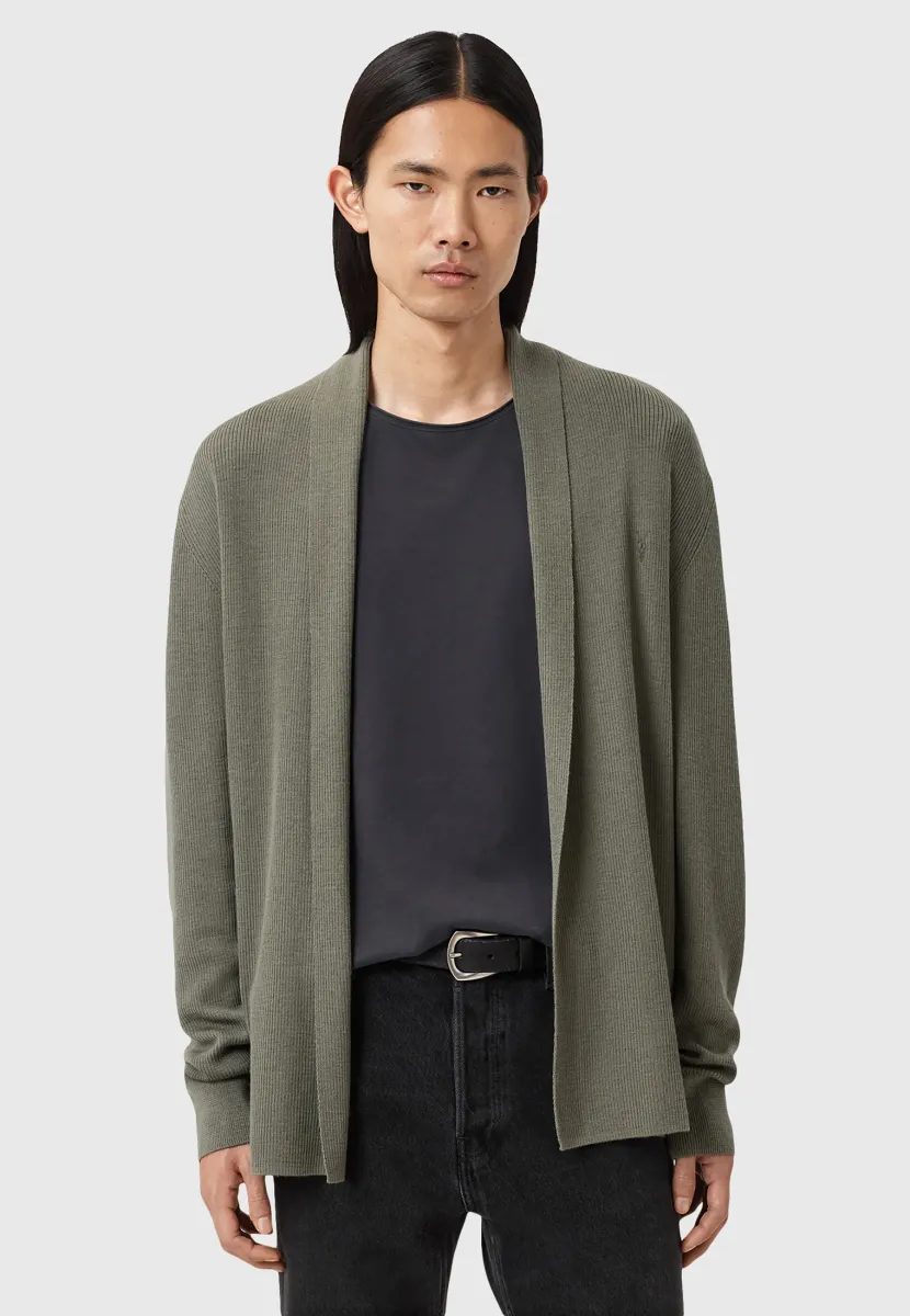 MODE OPEN - Strickjacke - dusky green
