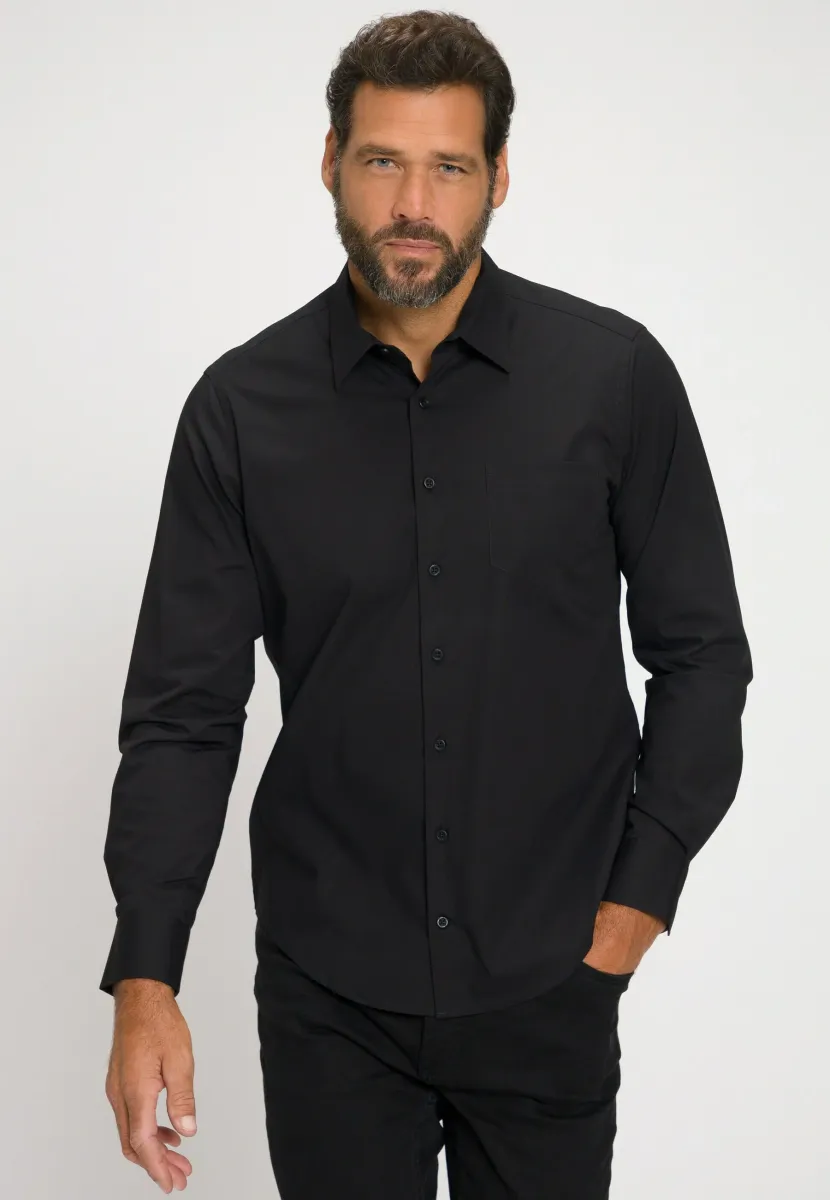 MODERN BASIC FIT - Hemd - noir