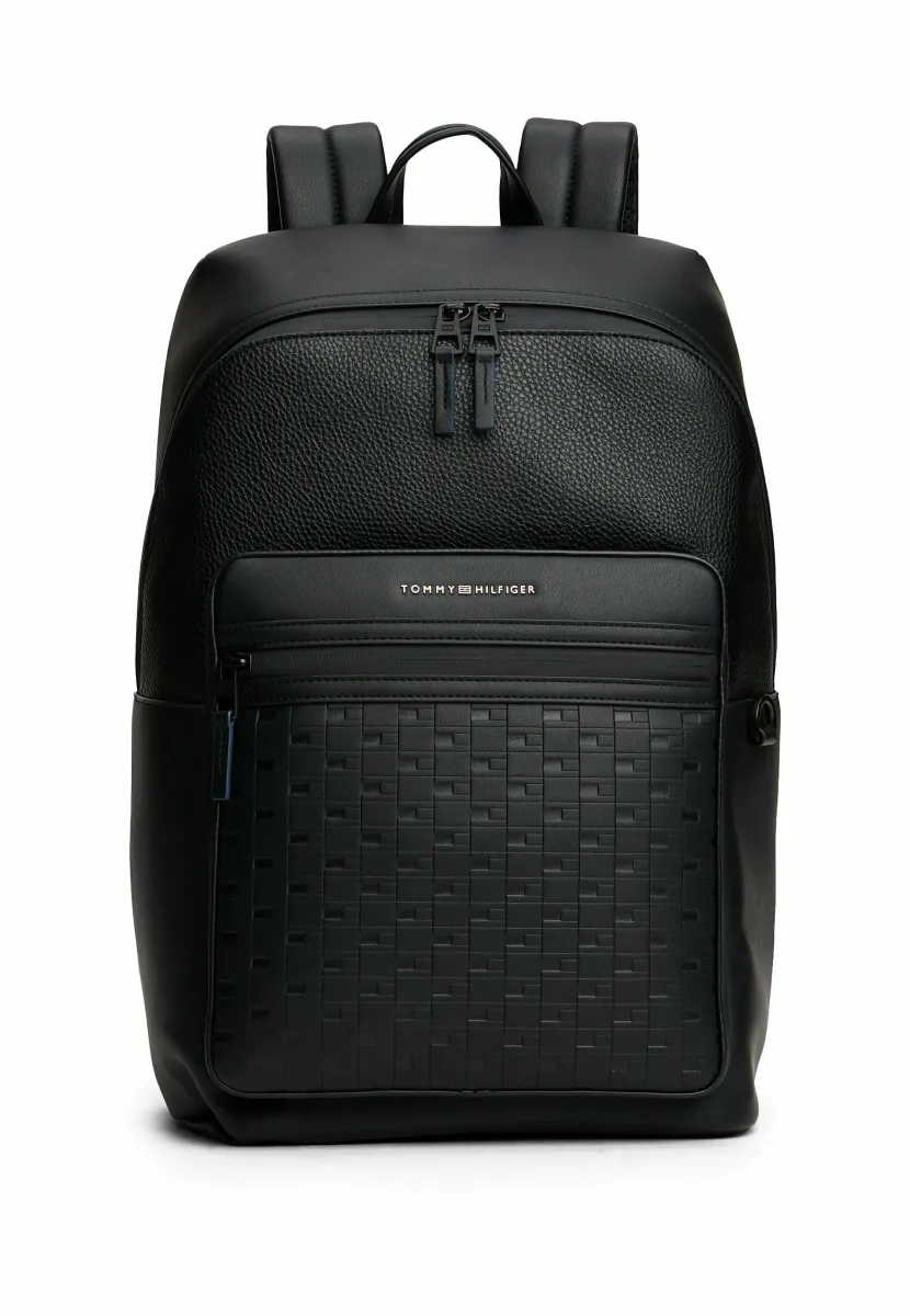 MODERN REPEAT FLAG MIXED  - Tagesrucksack - black