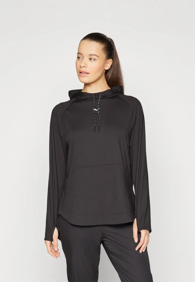 MODEST HOODIE - Langarmshirt - black