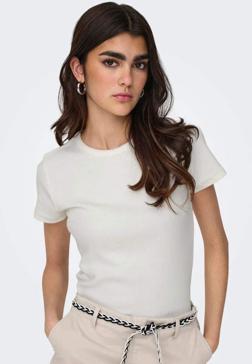 MODISCHES GESTREIFTES JDY - T-Shirt print - weiß