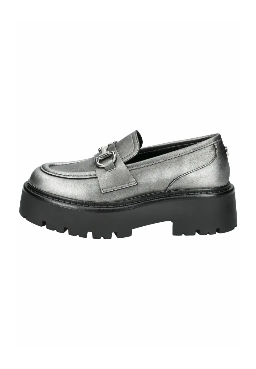 Mokassin - pewter action leather