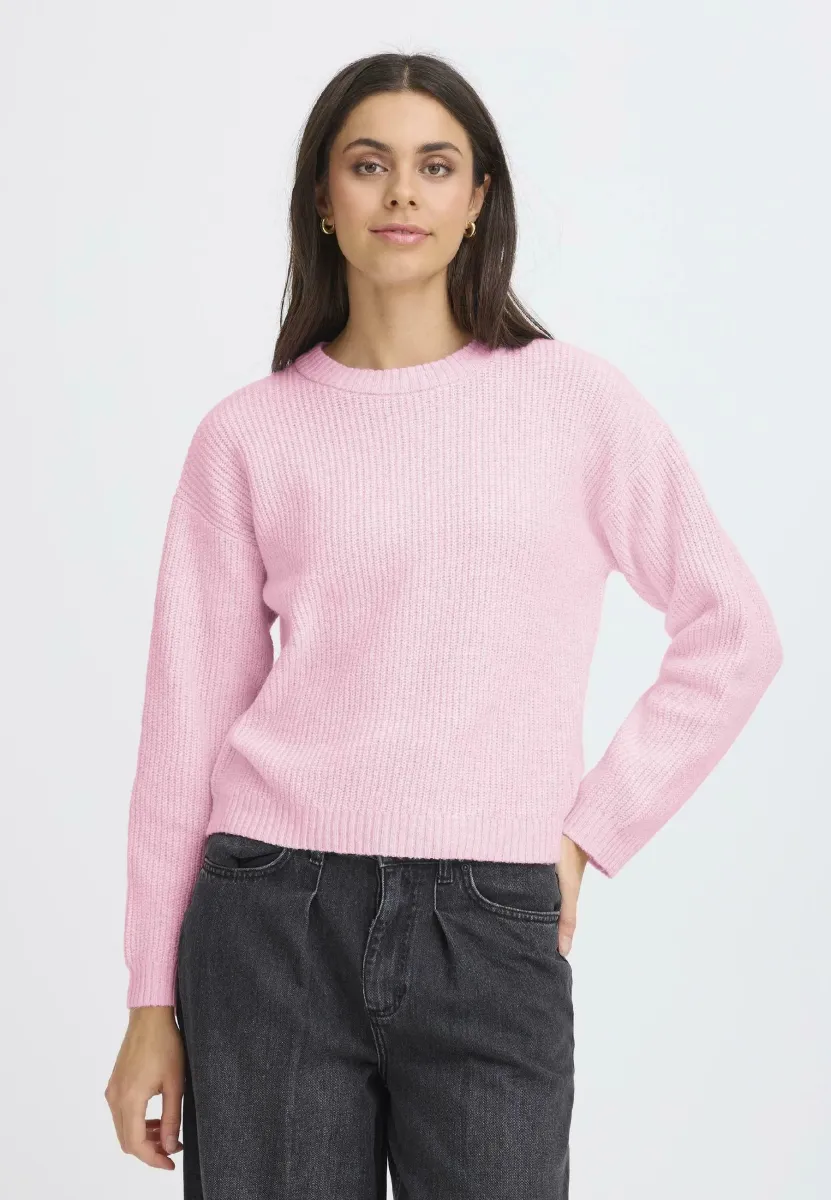 MOLARA - Strickpullover - parfait pink melange