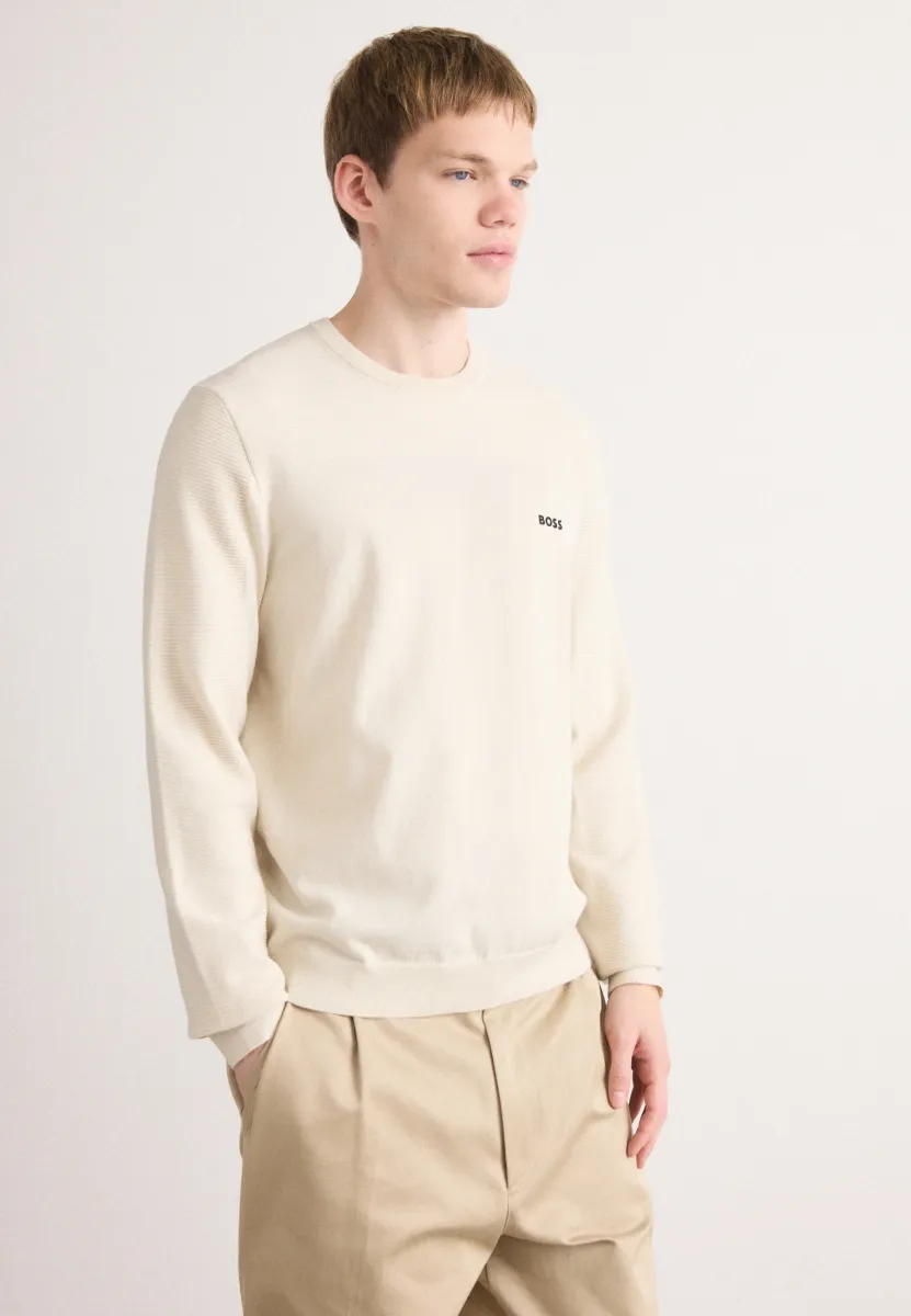 MOMENTUM - Strickpullover - open white