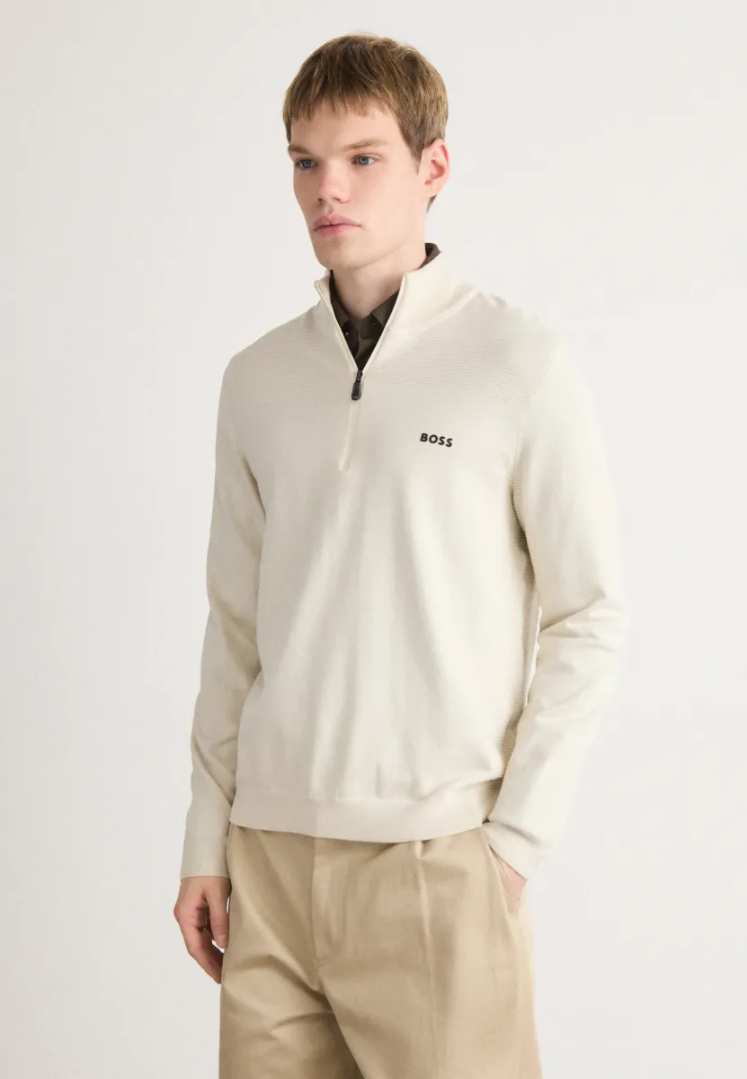 MOMENTUM - Strickpullover - open white