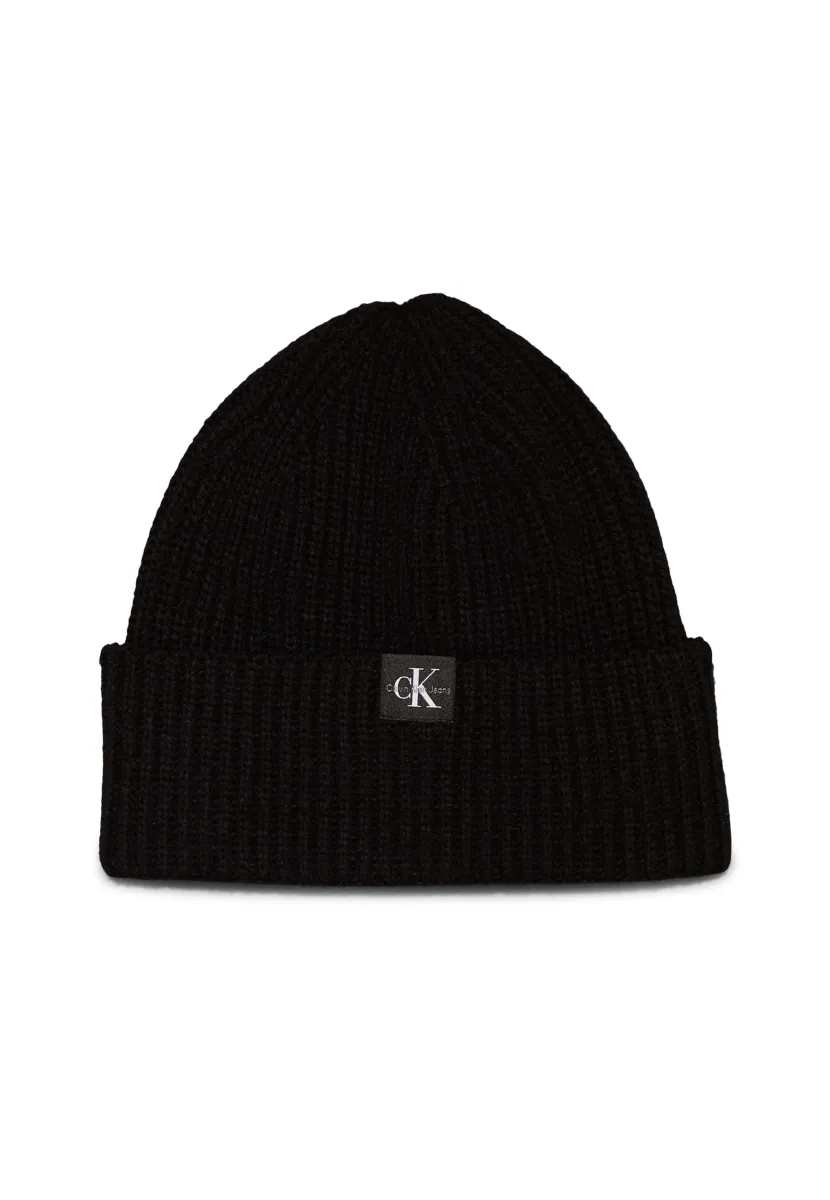 MONOGRAM BEANIE UNISEX - Mütze - black