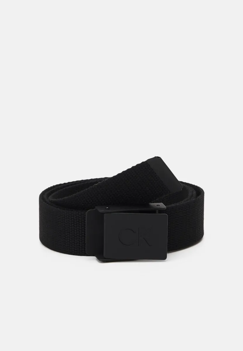 MONOGRAM BUCKLE BELT - Gürtel - black