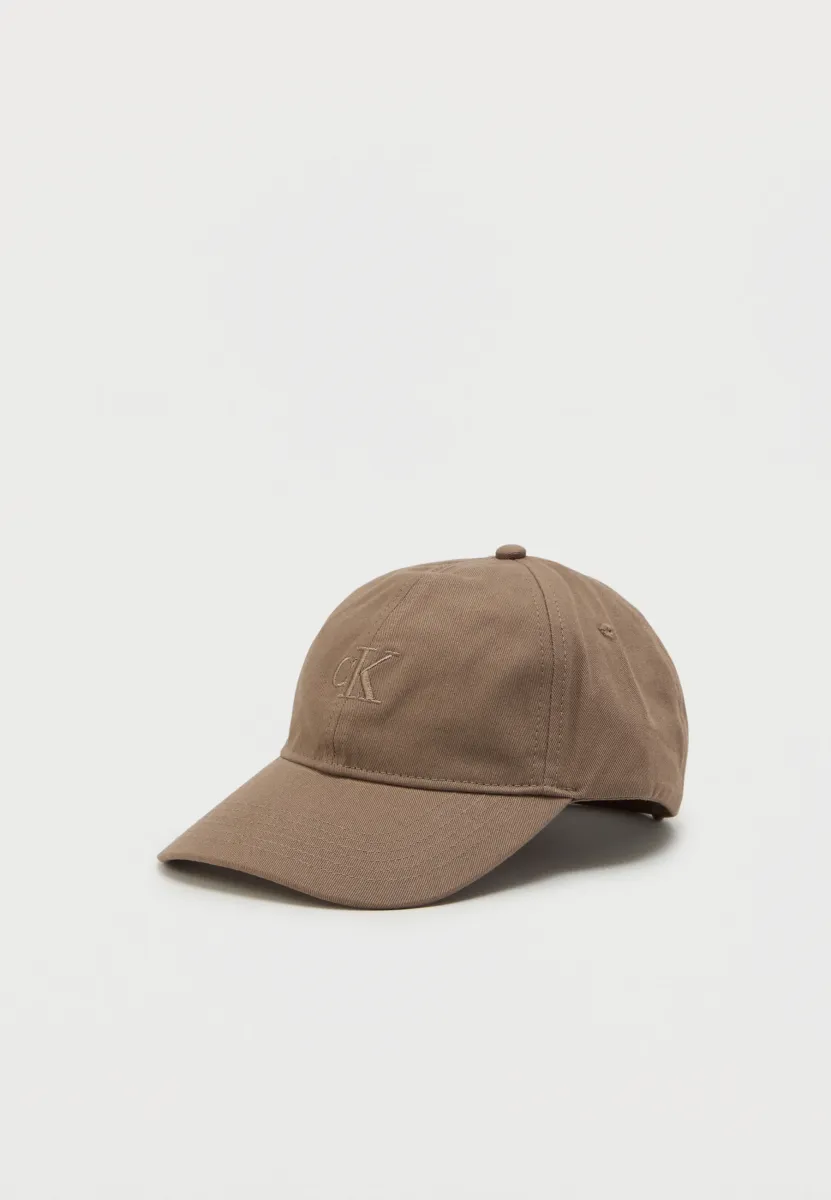 MONOGRAM EMBROIDERY BASEBALL UNISEX - Cap - desert taupe