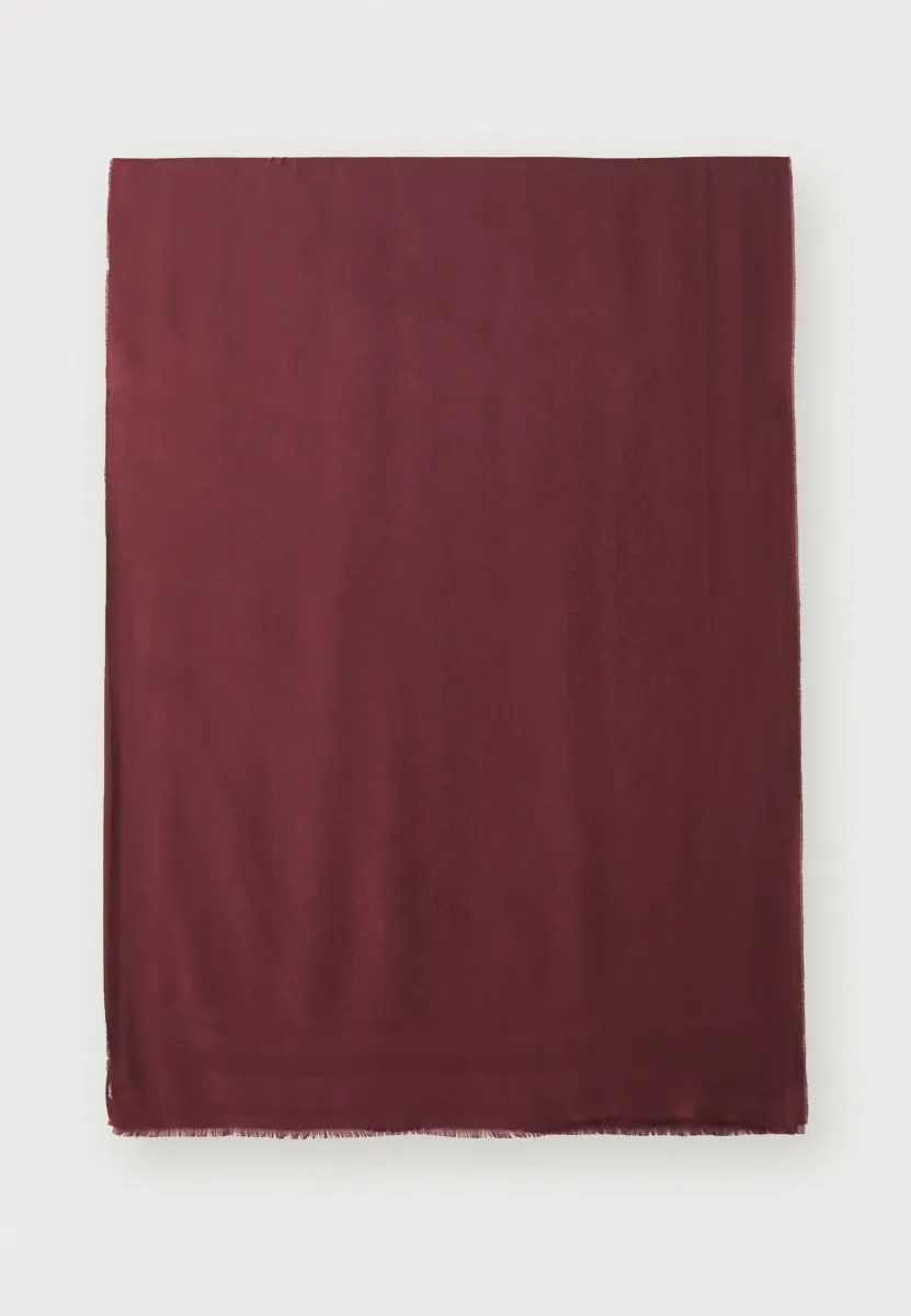 MONOGRAM SCARF - Schal - deep rouge