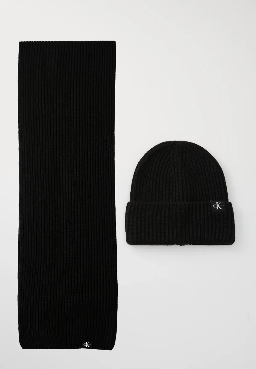 MONOGRAM SET UNISEX - Mütze - black