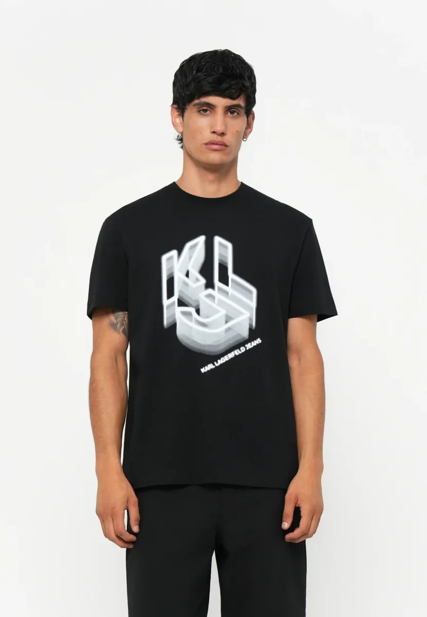 MONOGRAM TEE - T-Shirt print - black