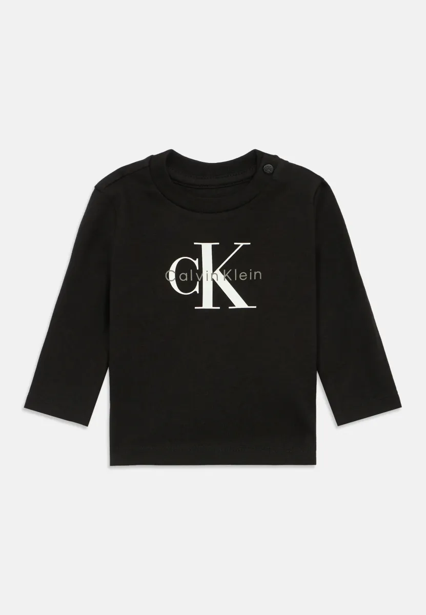 MONOGRAM UNISEX - Langarmshirt - black