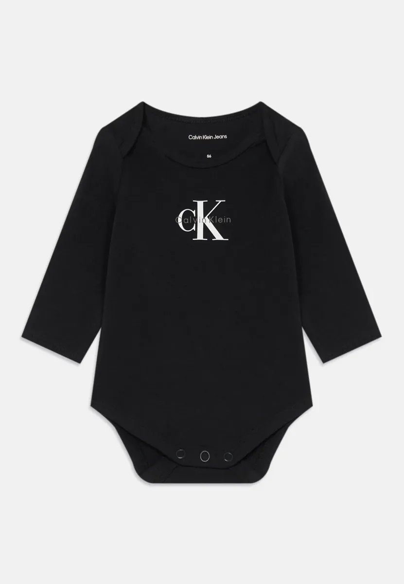 MONOGRAM UNISEX - Langarmshirt - black