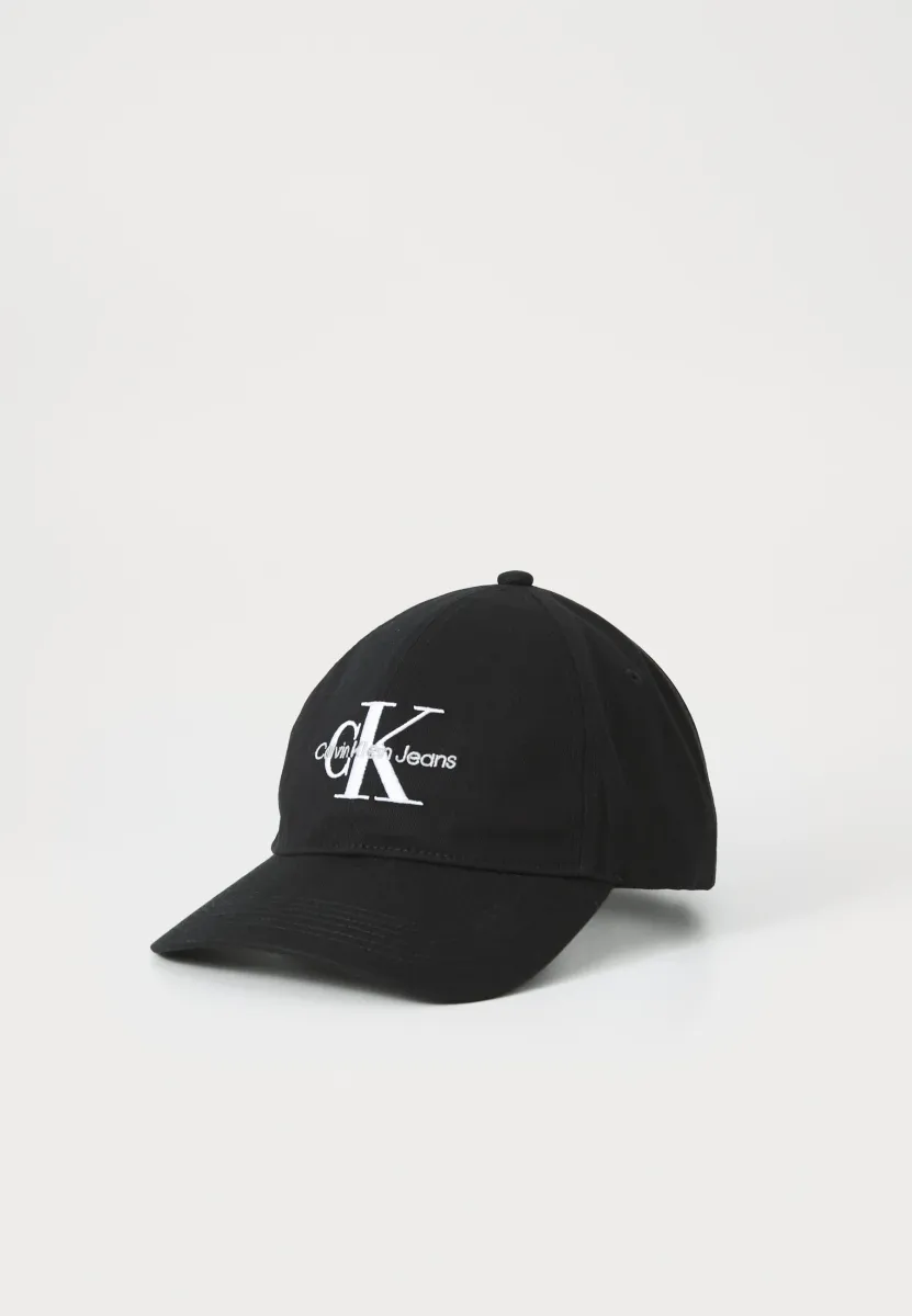 MONOLOGO EMBROIDERY BASEBALL - Cap - black