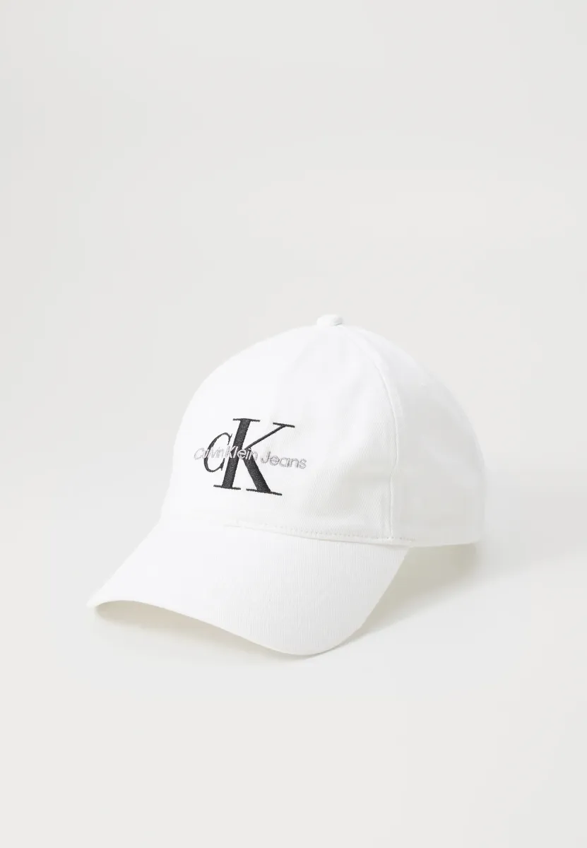 MONOLOGO EMBROIDERY BASEBALL - Cap - bright white
