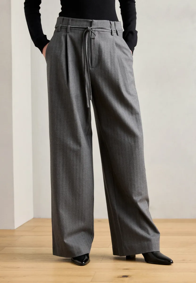 MONROSE - Stoffhose - phantom