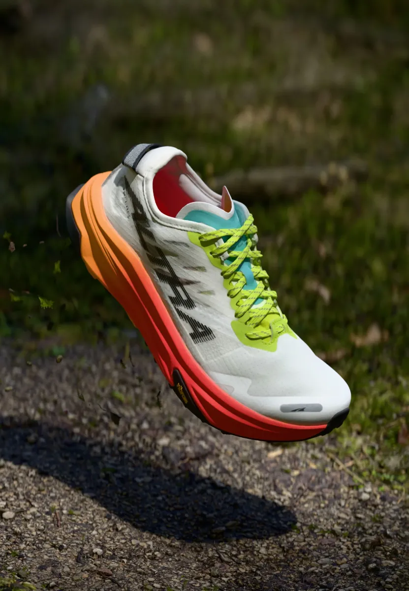 MONT BLANC CARBON - Laufschuh Trail - white/orange