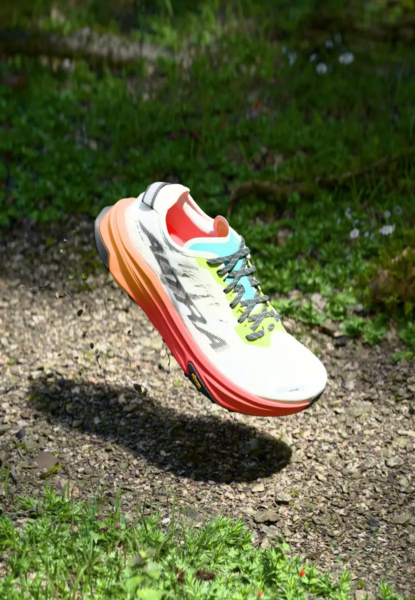 MONT BLANC CARBON - Laufschuh Trail - white/orange