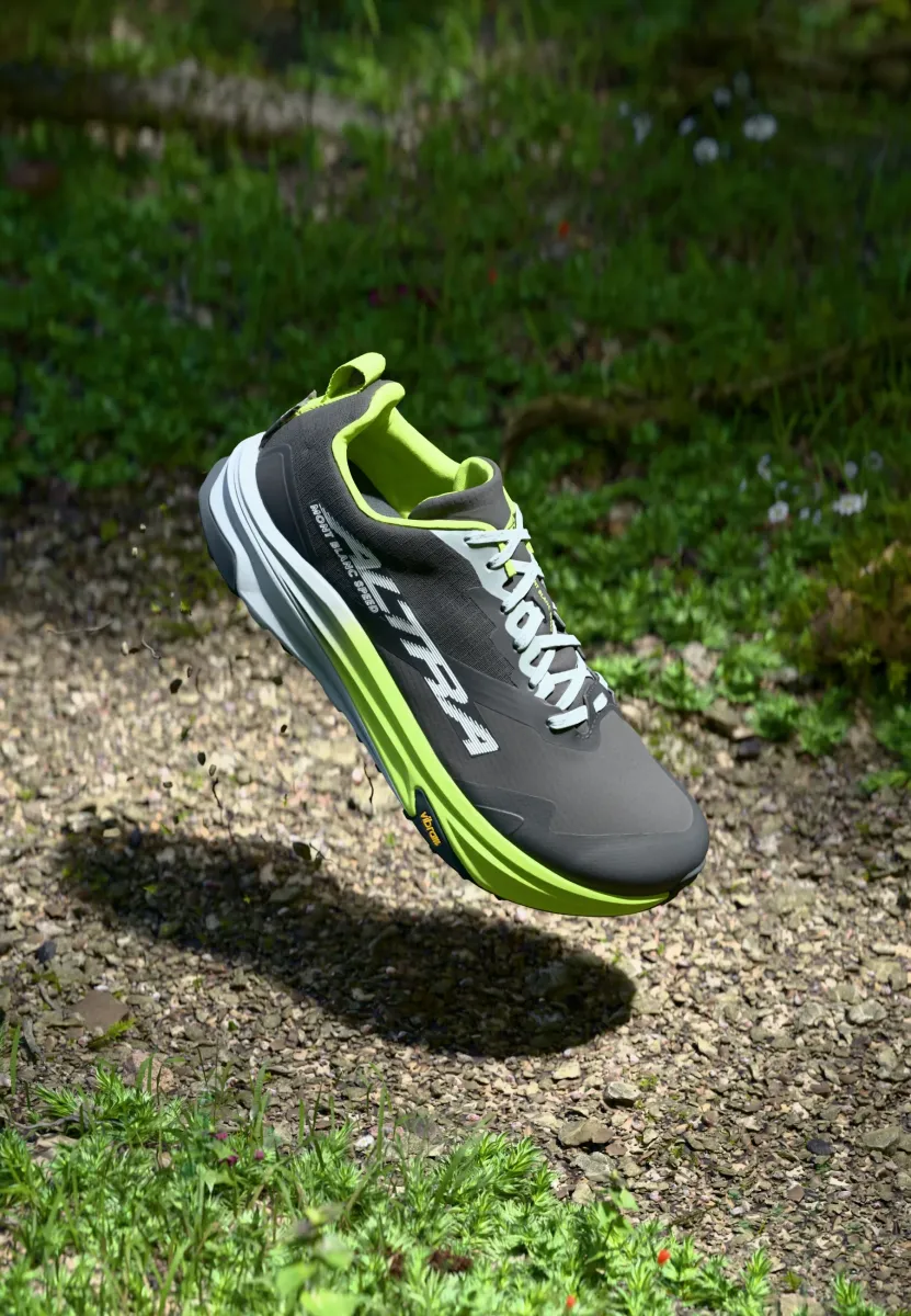 MONT BLANC SPEED - Laufschuh Trail - black/lime