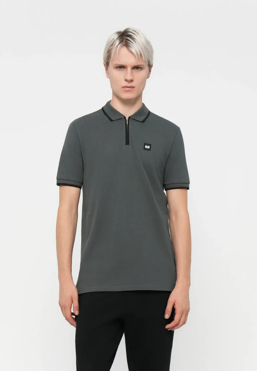 MONTI - Poloshirt - cyclone/black