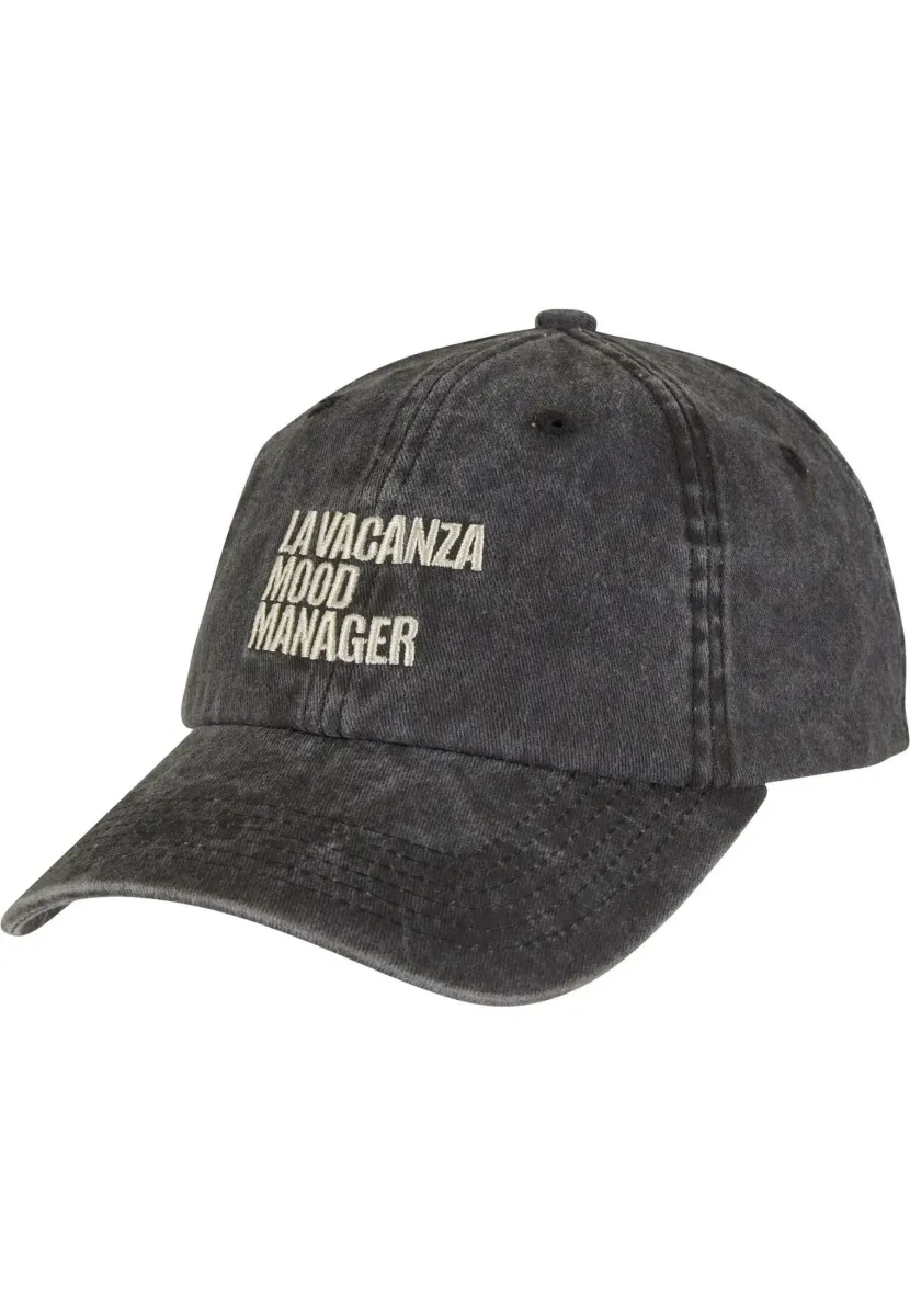 MOOD MANAGER - Cap - washedblack