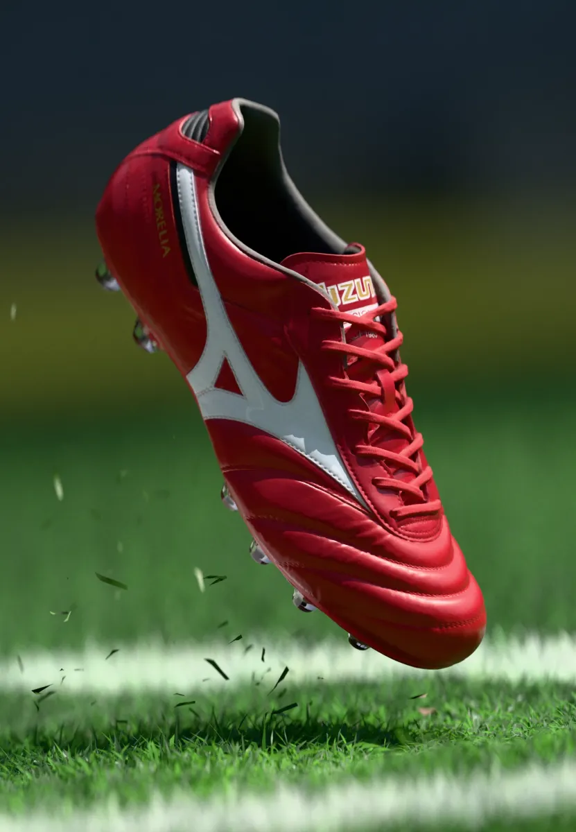 MORELIA II ELITE - Fußballschuhe für festen Untergrund - red/white/black