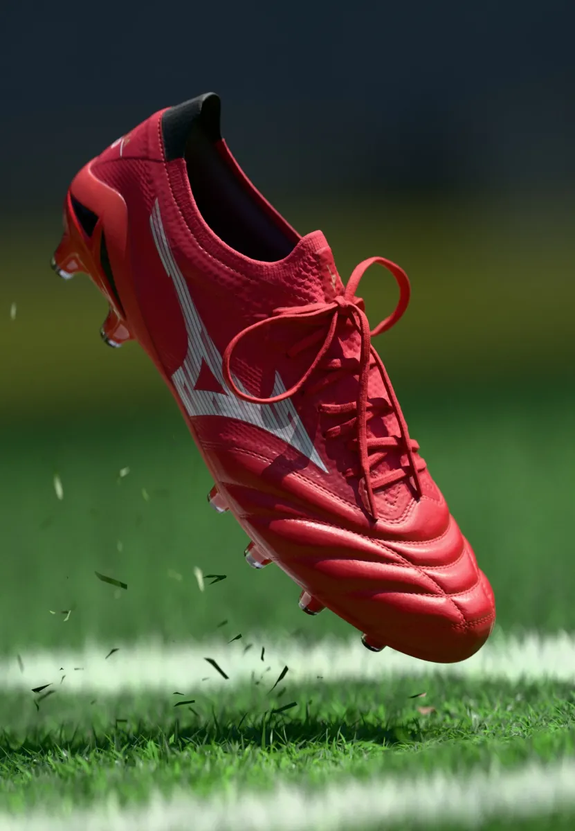 MORELIA NEO IV - Fußballschuhe für festen Untergrund - red/white/black